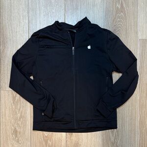 Apple Employee Exclusive  Black Zip-Up Jacket